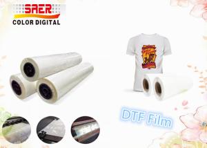 Quality Textiles / Fabrics Thermal Transfer PET Film For DTF Printer 60cm wholesale