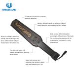 GC1001 Hand Held Metal Detector IP31 Waterproof Standard 9V Battery Save