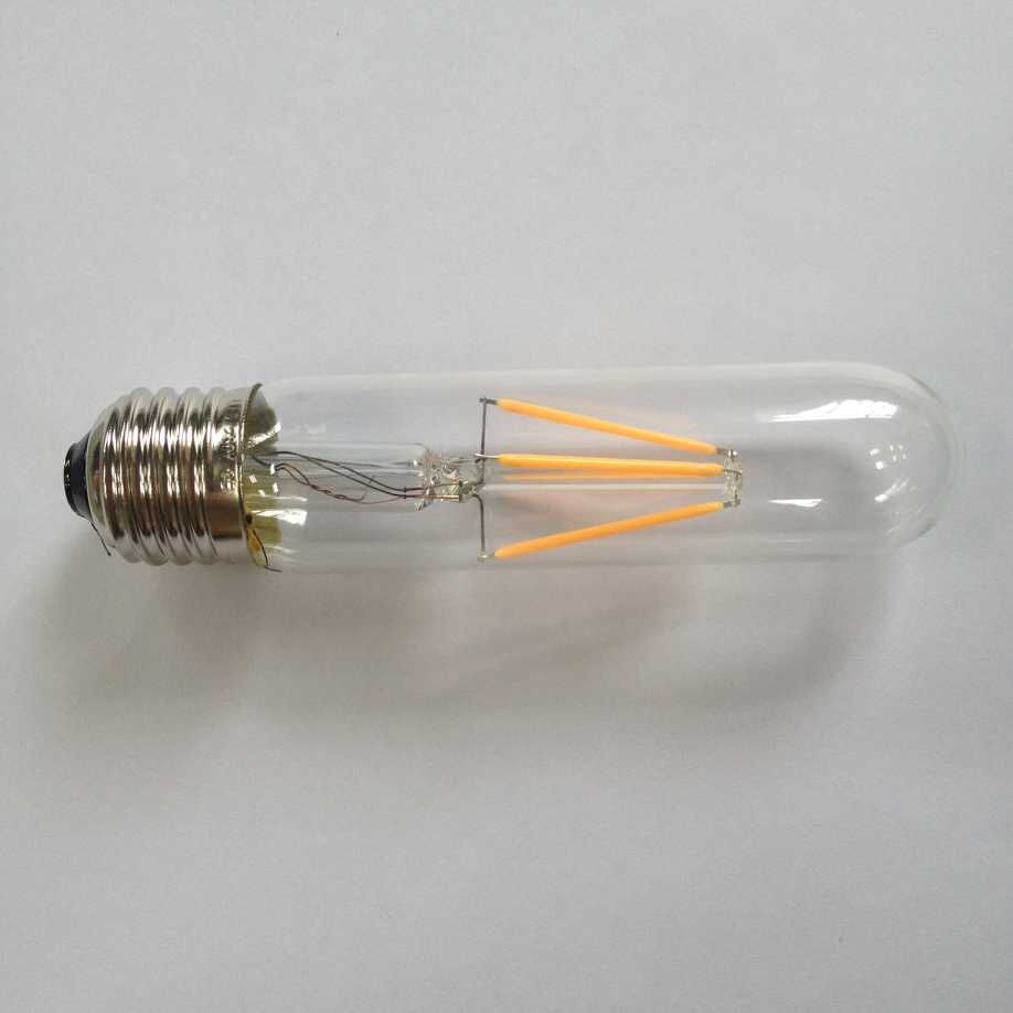 ETL UL cUL approved Radio style dimmable LED filament tubular light e26