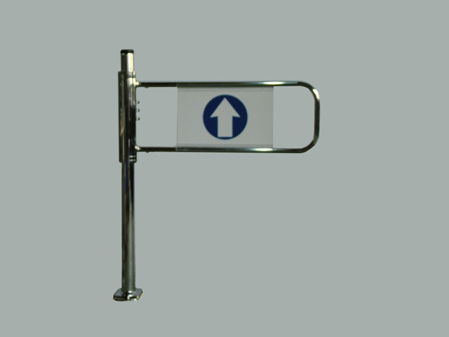 Supermarket Gate Four Arm Turnstile Tunrstile QSJCKQ Supermarket Security Access shop security gate/ security fence