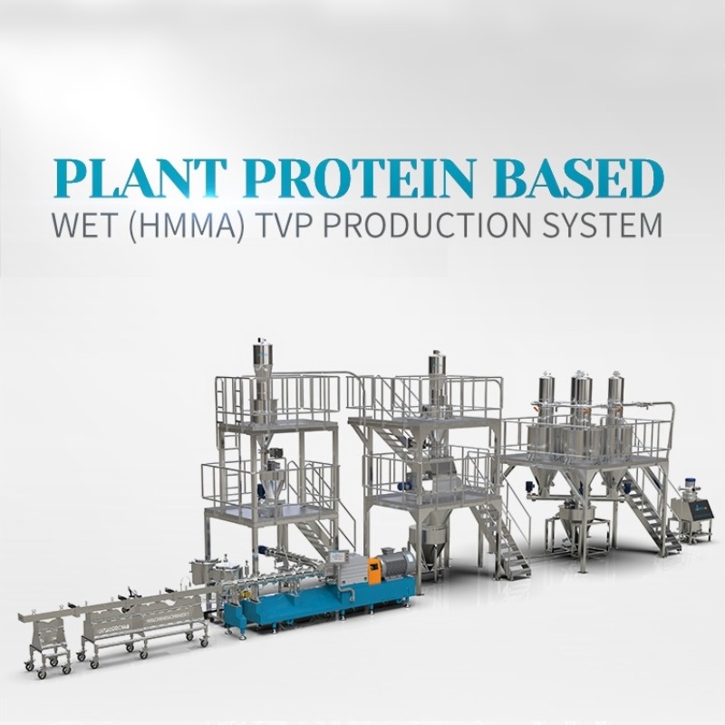 Textured Vegan Protein Making Machinery Low Moisture Plant Based Meat Making Machine