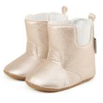 New fashion PU Leather Winter snow warm 0-2 years boy and girl Outdoor walking