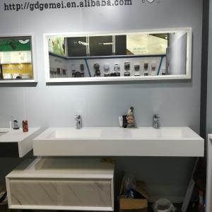 Quality Modern Bathrooms Double Bowl Wall Hung Basin Bathroom Vanity Sink wholesale