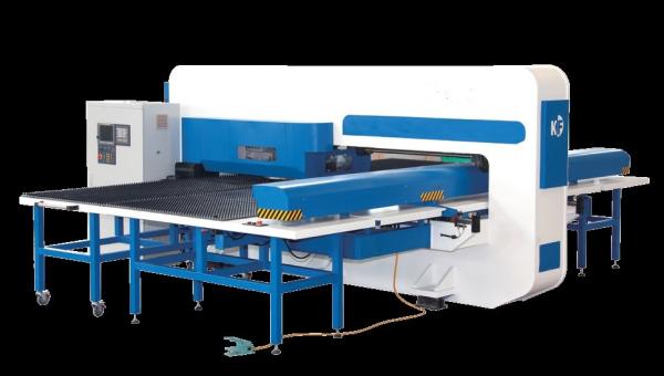 Cheap 500KN CNC Hydraulic Punching Machine , Sheet Metal Perforating Machine 24 Stations for sale