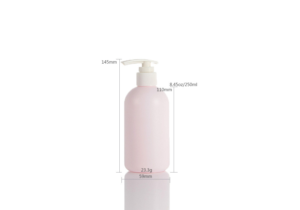 Milk Facial Cleanser Cylindrical 250ml HDPE Plastic Bottle