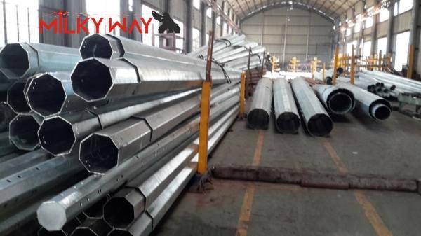 Hot Rolled Coil Steel Utility Poles Q460 ASTM573 GR65 GR50 SS400 SS490 To ST52