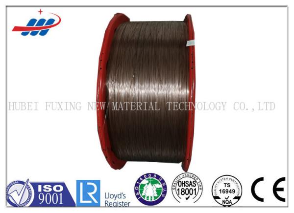 Professional Copper Coated Steel Wire 0.78mm / 1.0mm For Car And Truck Radial