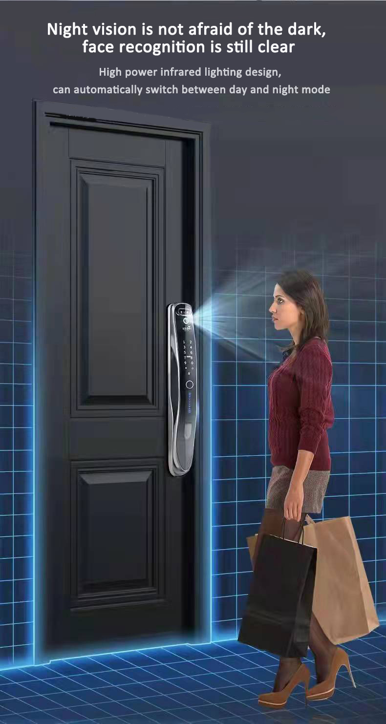S931Max Automatic Fingerprint Door Lock USmart GO Intercom Lock For Door