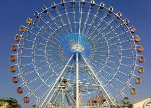 Quality Airconditioner Cabin Gondola Ferris Wheel / 65m Giant Observation Wheel wholesale