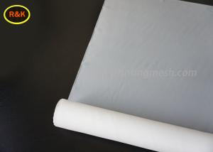 Quality White Color Polyester Bolting Cloth , High Tension Screen Printing Mesh Material wholesale