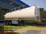 3 Axles 50000L Heavy Duty Semi Trailers Carbon Steel Diesel Tank