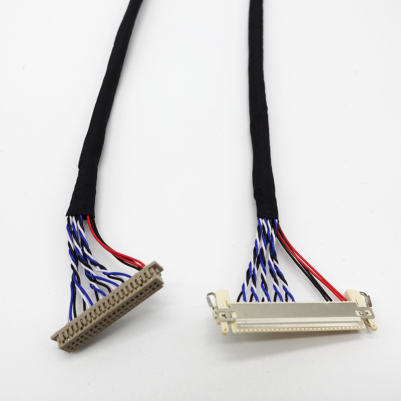 Electronic Cables and Pins for Led Panel Connector 40 Pin Lcd Tv Extension Cable