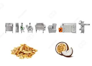 Quality Dehydrated Coconut Chips Making Machine Drying Crunchy Chips CE Certification wholesale