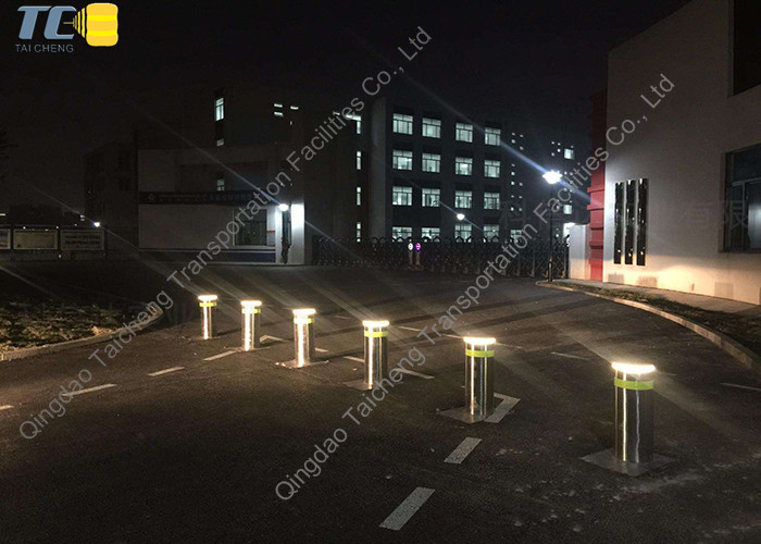 Steel Automatic Hydraulic Bollard 360mm Diameter 3S Fall Time IP68 Protection