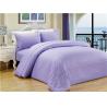 Buy cheap Sateen Stripe Duvet Cover Polyester Cotton Bedding Set 4pcs Solid Color from wholesalers