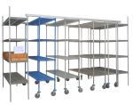3.5mm Commercial Polymer Shelving Plastic Stainless Steel Chromed Plated With