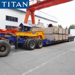 Quality 150 Ton Removable Gooseneck Lowboy Trailer with Dolly for Sale wholesale