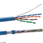 CAT 5e S/FTP AWG26 X 4pairs TIA/EIA-568-B Twisted Pair Cable 80 °C 30V