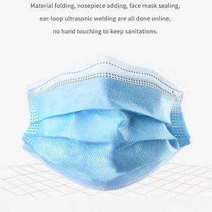 Quality 18x9cm Waterproof Dustproof Disposable Earloop Face Mask wholesale