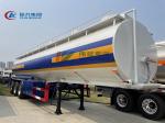 SGS 3 Axle 40000L Q235 Steel Fuel Tanker Semi Trailer