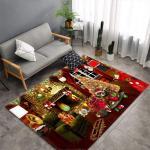 Living room large carpet, bedroom floor mat, scenic, artistic, cute, non slip