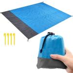 Camping Picnic Mat, Beach Blanket 78''×81'' 4-7 Adults Oversized Lightweight