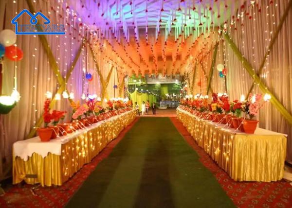 Customized Luxury Wedding Marquee Tents Waterproof For Outdoor Winter Function