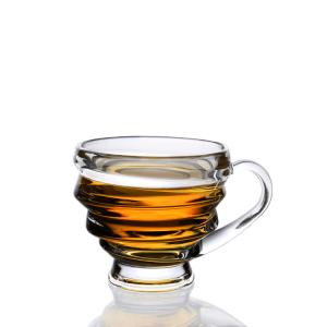 Quality Small Size Simple Coffee Glass Mug , 6 Ounce Coffee Cup FDA Safe wholesale