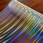 Transparent Holographic BOPP Plastic Film Multiple Extrusion For Pallet Packing