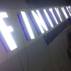 Quality Wall Mount 3-5mm Acrylic Storefront Sign Front Lit Channel Letters For Shops wholesale