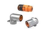 IP67 2 Pin Waterproof Straight Connector Plug , 2 Pin Right Angle Battery