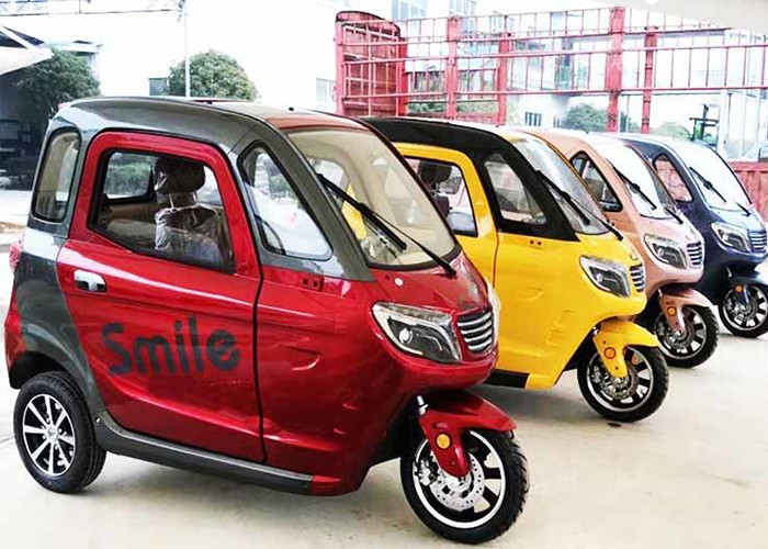1500W Fully Enclosed Electric Tricycle For Disabled People