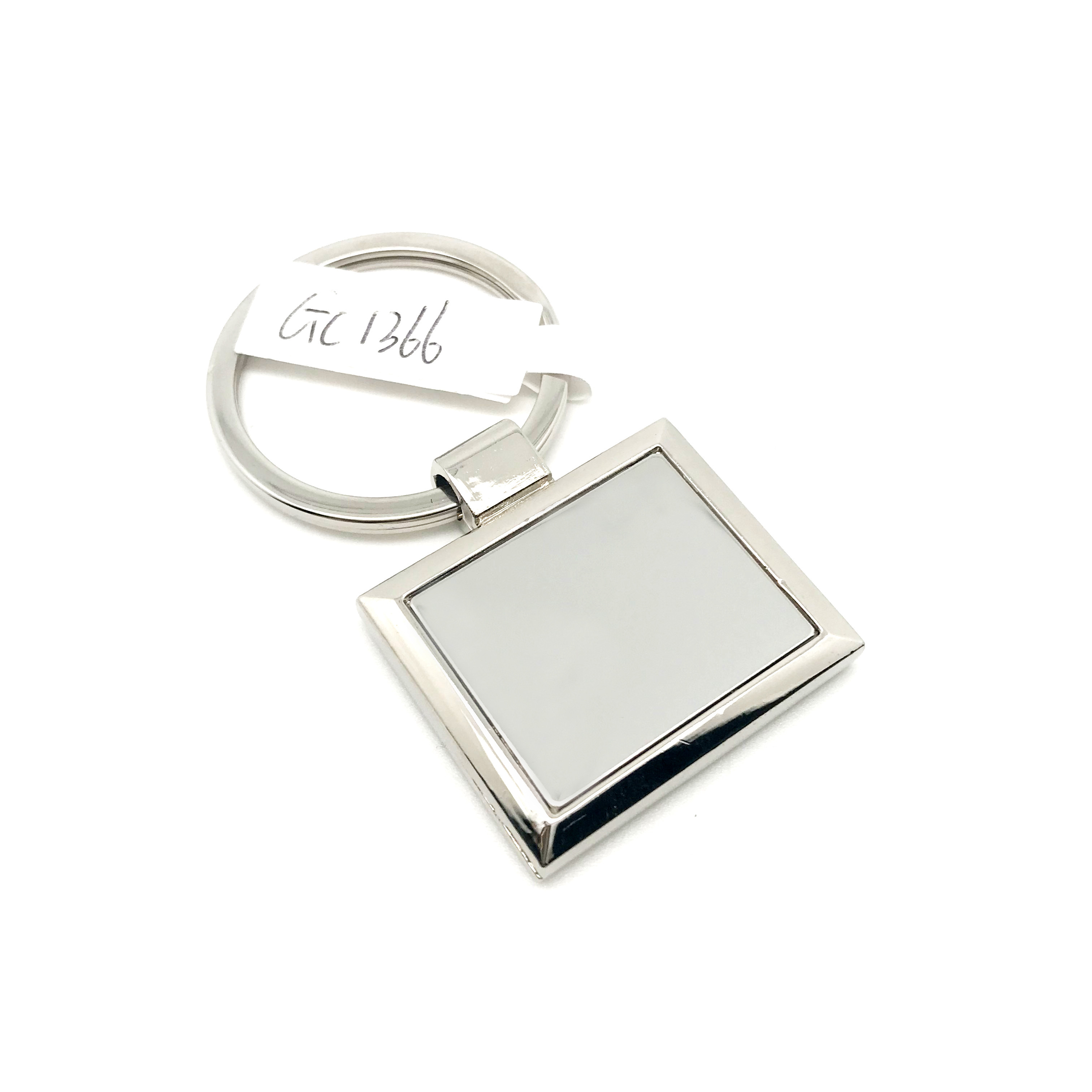 Customized Logo Metal Keychain Holder Made of Zinc Alloy Material