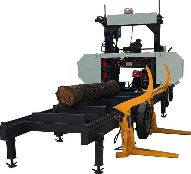 Wood Cutting Sh24 Portable Sawmill Horizontal Band Saw For Sale
