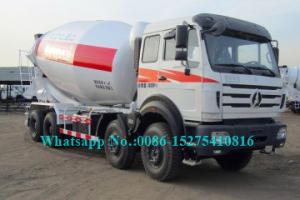 Quality Beiben NG80B 2638P 8x4 40Ton 380hp 14 16 18 cbm Concrete Mixer Truck for transport concrete wholesale