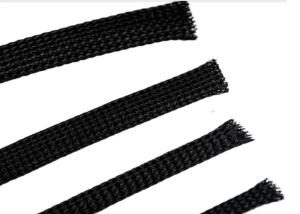 Quality Soft PET Expandable Braided Sleeving For High Temperature Electric Wire Protection wholesale
