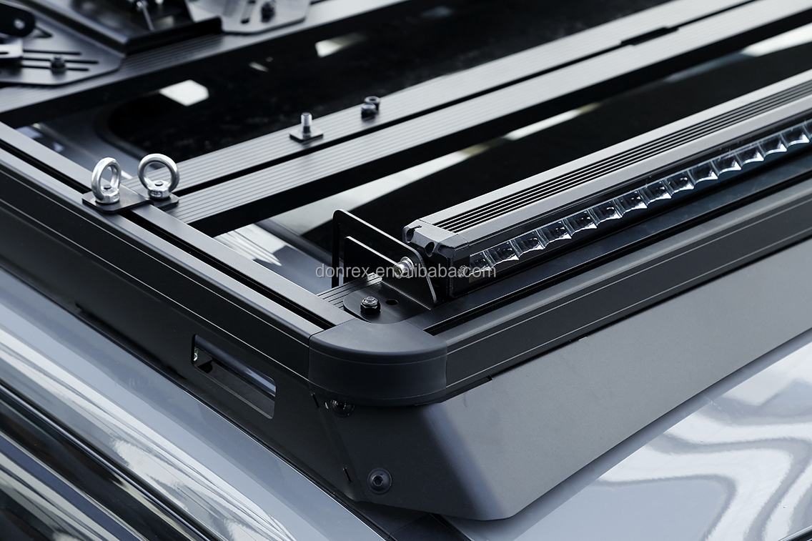 Black Roof Rack Mount Brackets SUS304 Led Light Bar Mounts Bracket