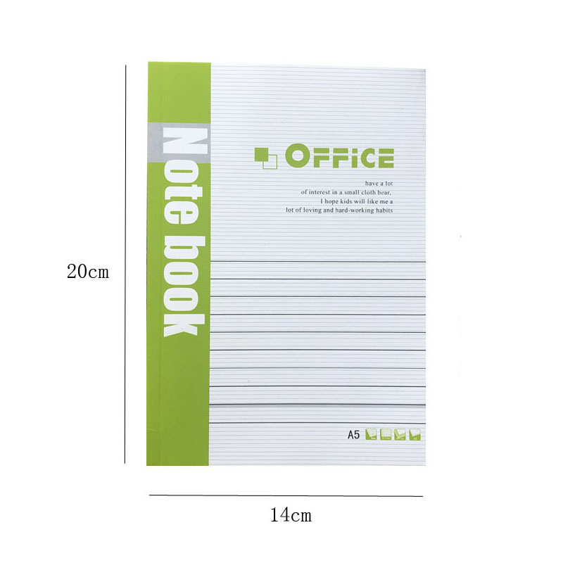 32k School Cute Stationery Flower Printed Paper Kraft Notebooks Soft Cover Customized