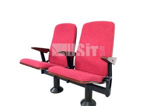 Quality Fabric Chaise Cinema Audience Chair With Single Steel Leg wholesale