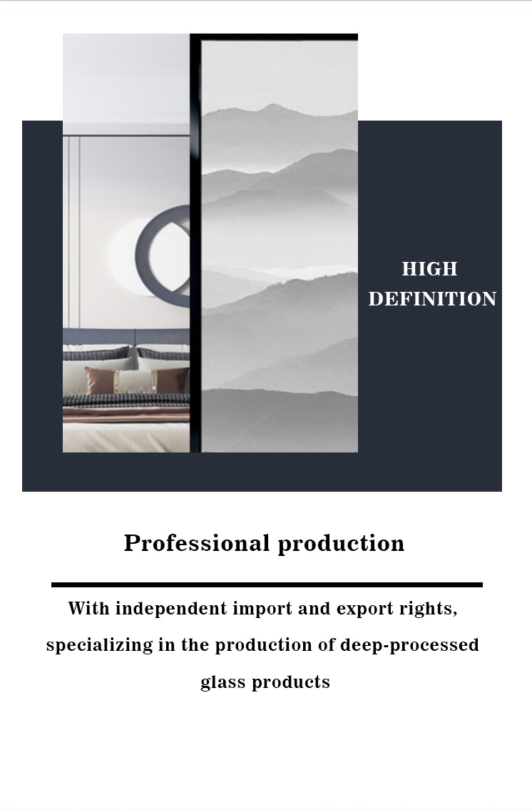 Large Area Landing Windows PDLC Glass Film Energized Atomized