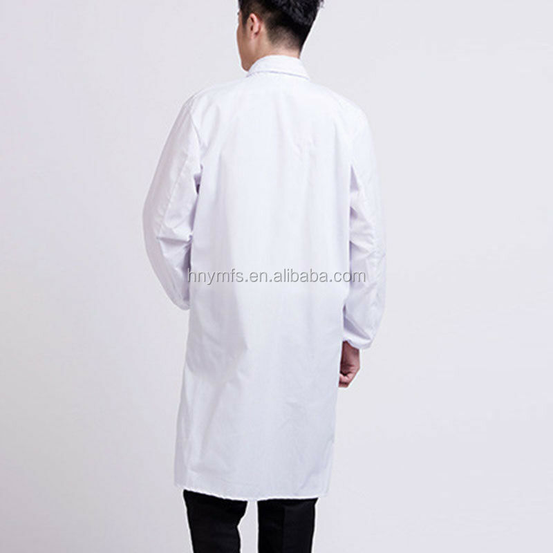 Comfortable Morden Designed Medical Lab Coat Woven Fabric For Women