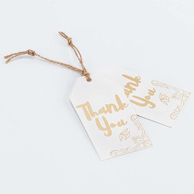 Recyclable Material Self Adhesive Tags Paper Hang Tags For Clothing