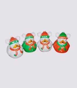 Quality Water Resistant Squeezing Rubber Ducks Gift Rat / Chicken Shape For Children Bath Toy wholesale