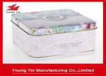 Vintage Square Tin Cans Cookie Packaging