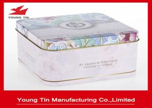 Quality Vintage Square Tin Cans Cookie Packaging wholesale