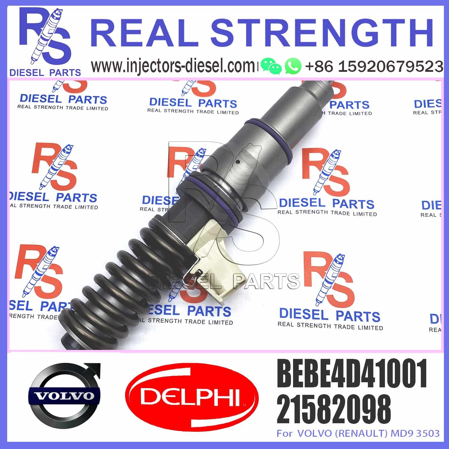 Common Rail Diesel Fuel Injector 20747798 BEBE4D11201 BEBE4D41001 for Engine Parts