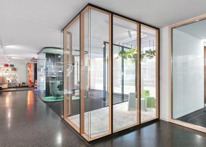 Quality Office Building High Quality Framed Double Glass Wall Partition wholesale
