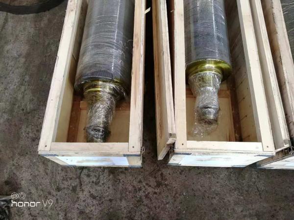 Hard Chrome Corrugated Roller 240-380mm Diameter For Fosber BHS Corrugated