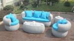 5pcs hotel rattan sofa