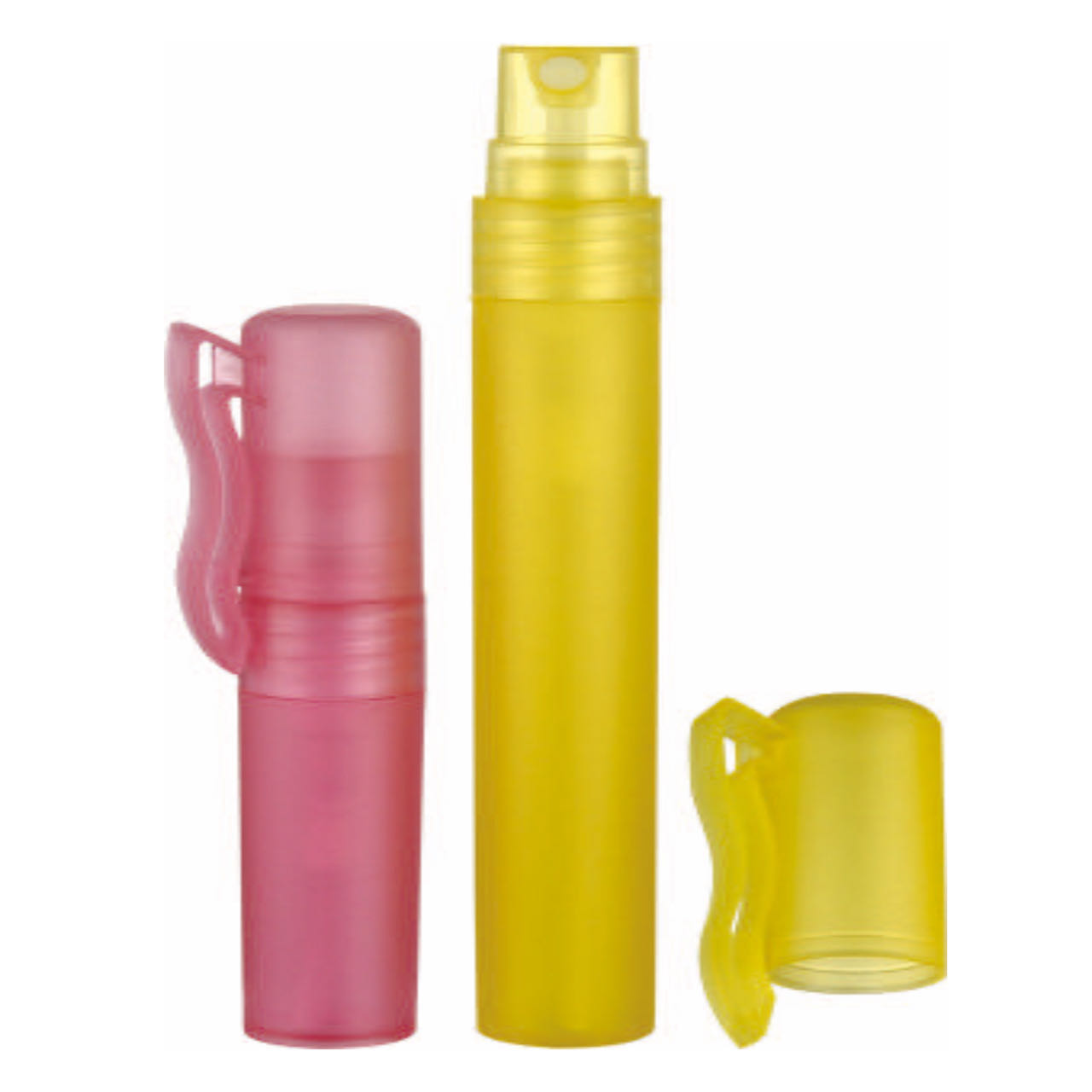 10ml Square Portable Refillable Perfume Spray Bottle with Fine Mist Base Material pp